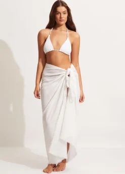 Seafolly Textured Cotton Beach Wrap - | Maternity|Skirts & Sarongs