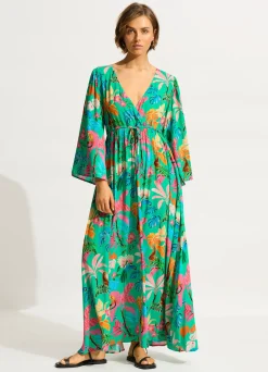 Seafolly Tropica Maxi Dress - | Beach Dresses