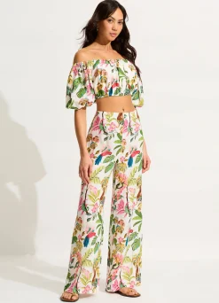 Seafolly Tropica Off-Shoulder Top - | Tops