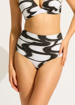 Seafolly Wavelength High Waisted Bikini Bottom - | Bikinis|High Waisted