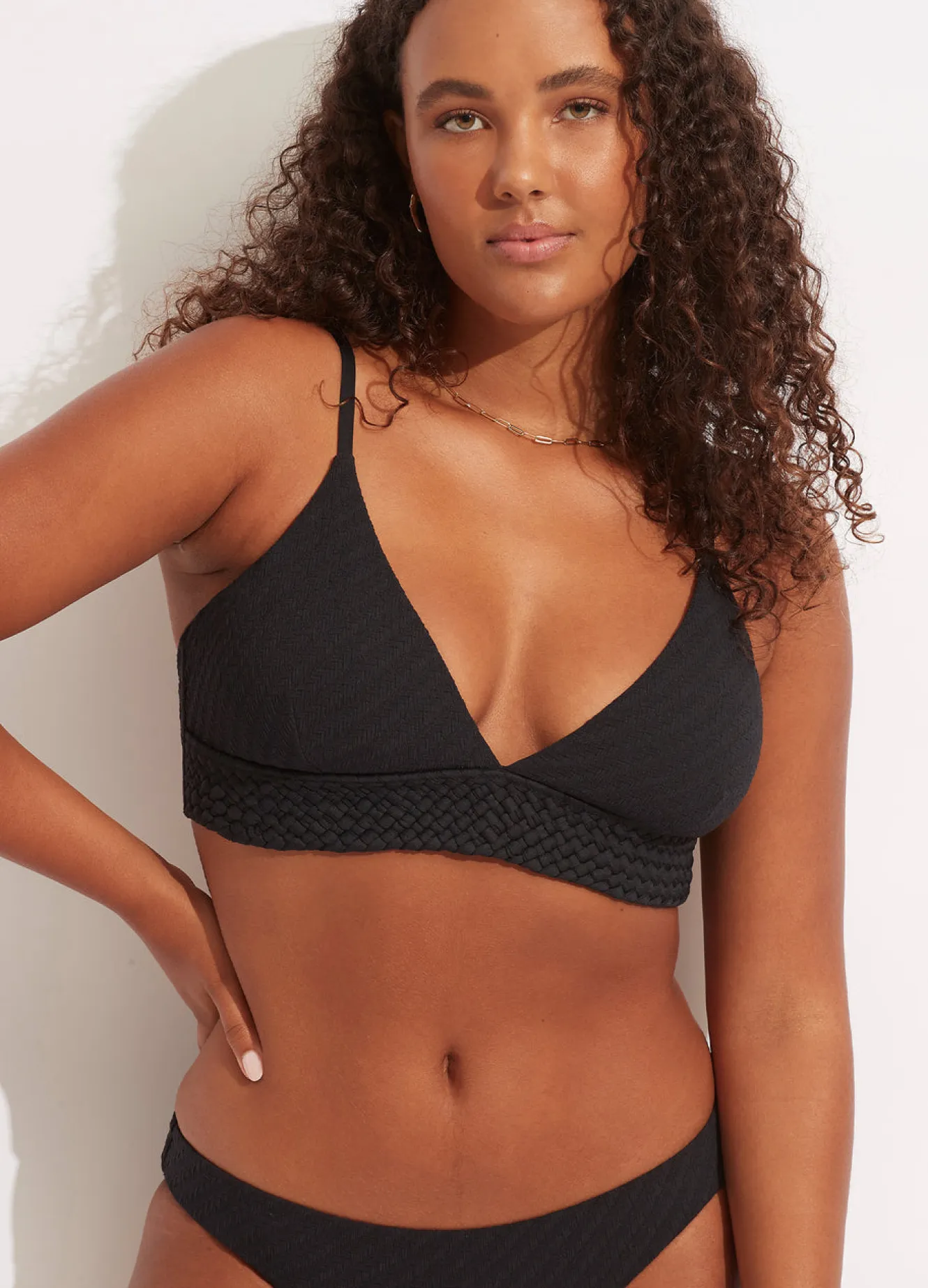 Seafolly Willow Banded Bralette - | Bralette|Bralette