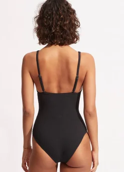 Seafolly Willow One Piece - | V Neck|V Neck