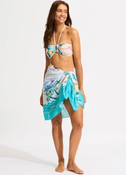 Seafolly Wish You Were Here Sarong - | Skirts & Sarongs