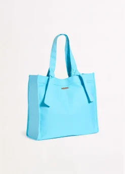Seafolly Wish You Were Here Tie Strap Tote Bag - | Beach Bags